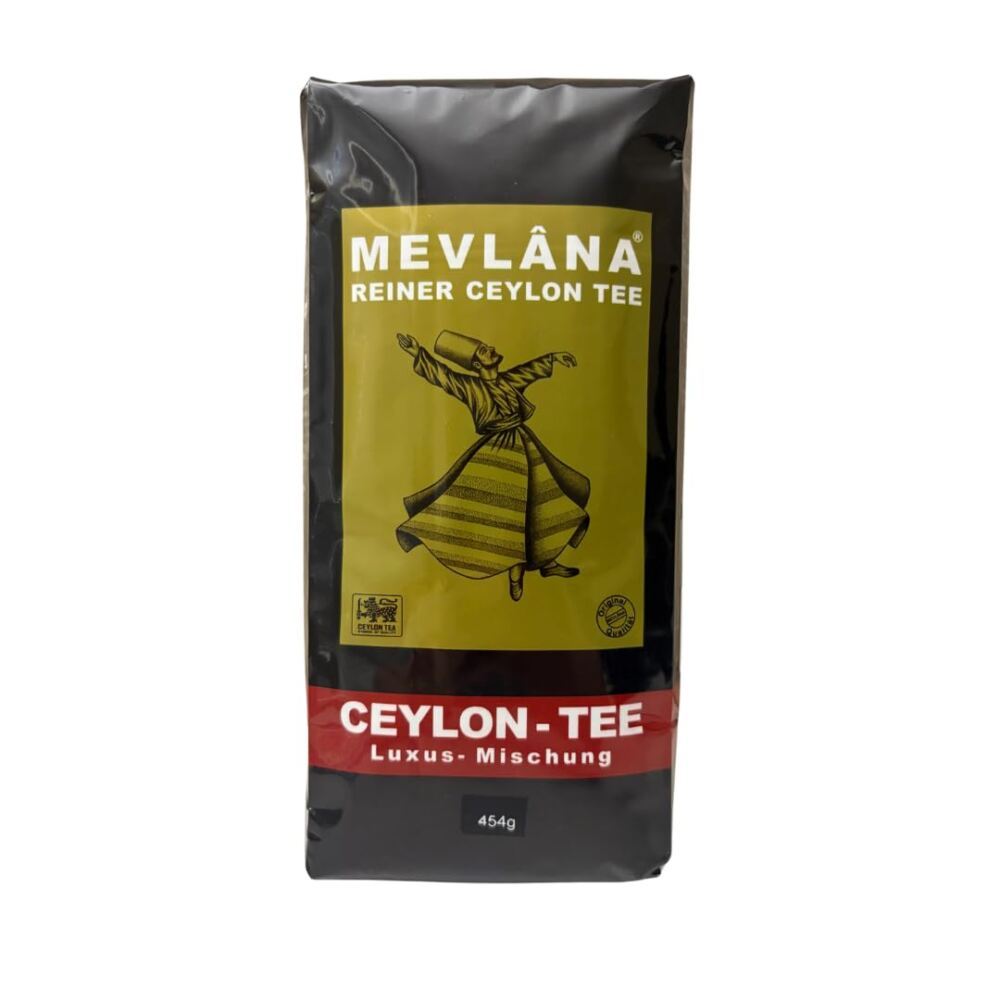 Mevlana – Pure Ceylon Loose Leaf Tea, Premium Black Tea Leaves, Sri Lankan Blend, OP 1 Grade, 1lb 454g